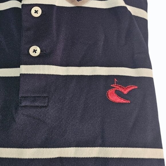 RLX Ralph Lauren Men's Golf Classic-Fit Blue White Striped S/S Polo XL - Picture 5 of 14